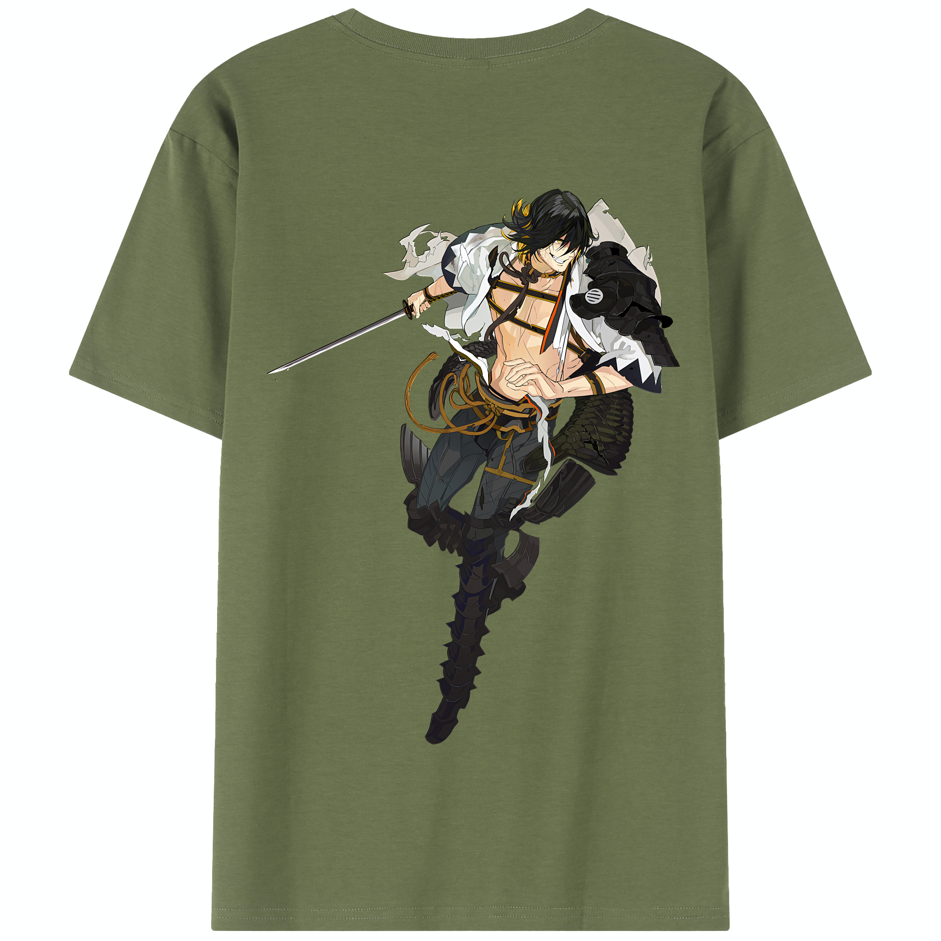 （画像用） 刀剣乱舞 Touken Ranbu 綿100％半袖Tシャツ（背面プリント）